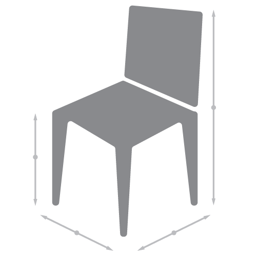 Dimensions de la chaise