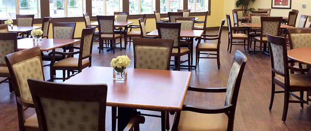 Holsag chairs arrange in a dining setting