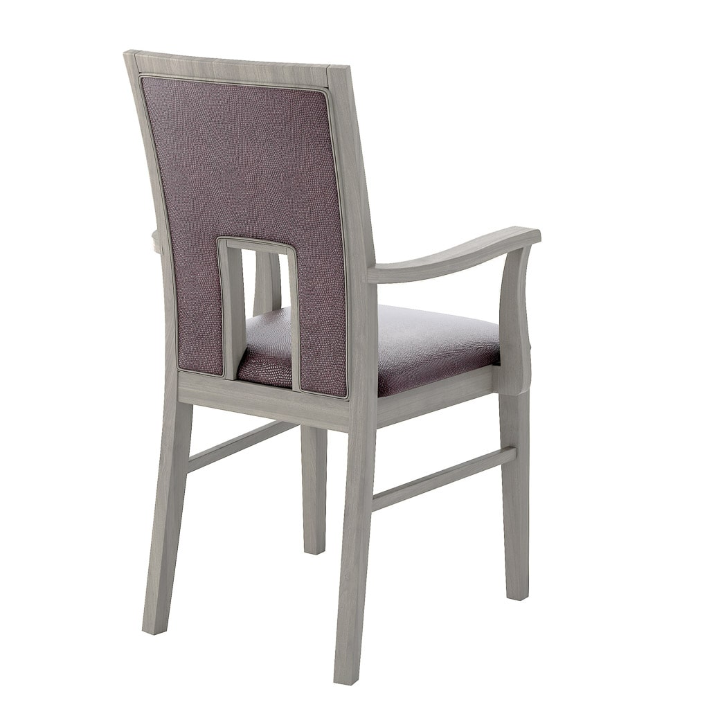 Randen Armchair back 45 angle