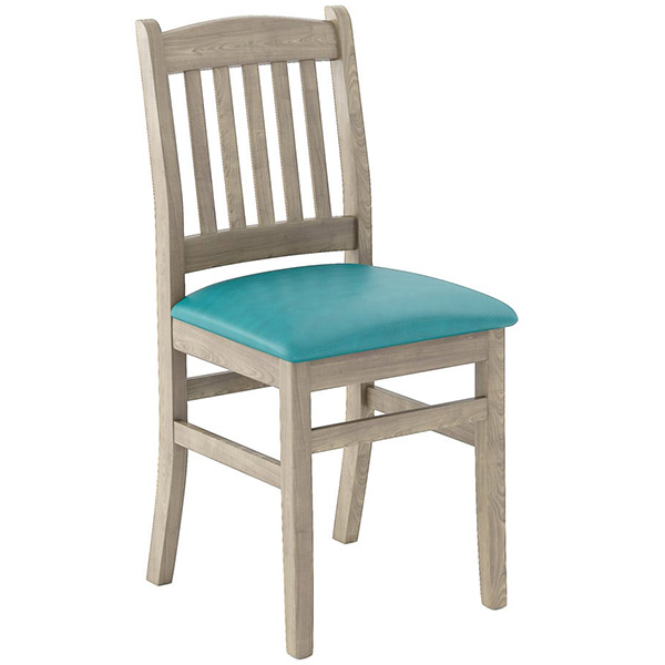 Sedia laterale Bulldog con seduta imbottita