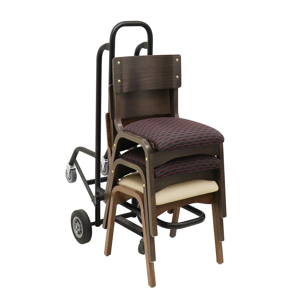 Chariot de chaise empilable