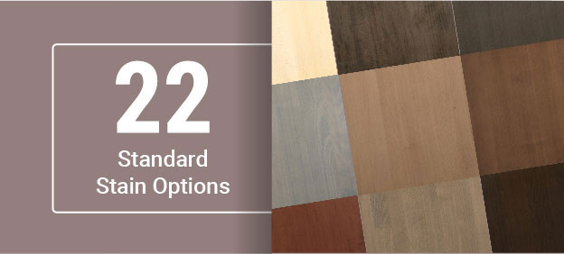 22 Standard Stain Options