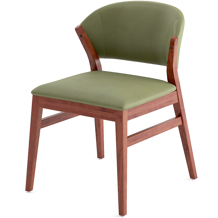 Immagine frontale 45 della sedia laterale Malmo