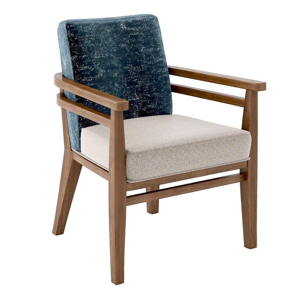 Meadowbrook Armchair Front 45 Low Back