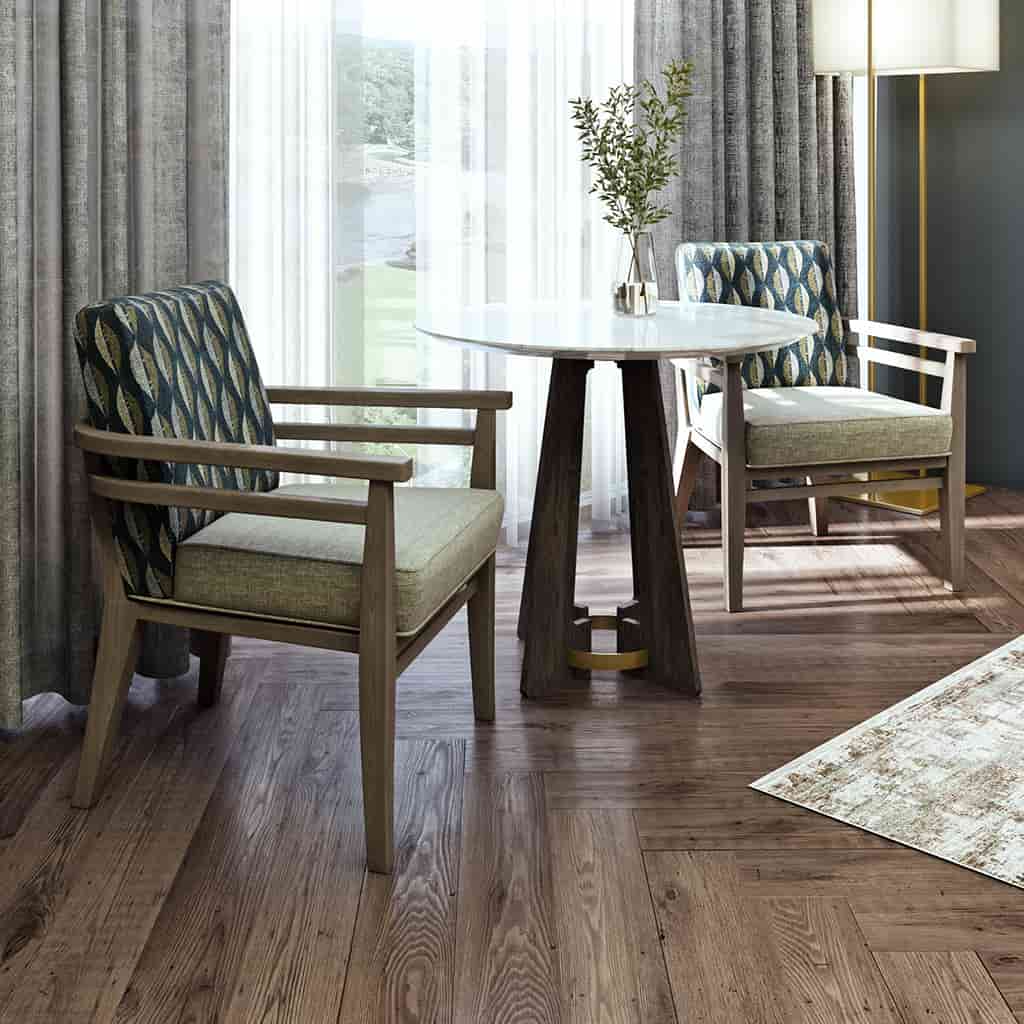 Meadowbrook Low Back side table lifestyle