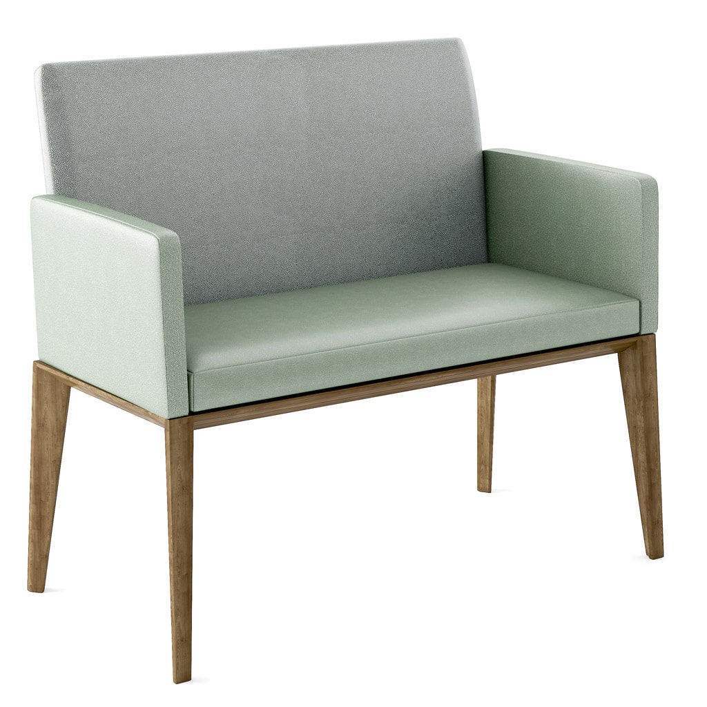 Banco de brazo Palmanova estilo brazo recto delantero 45