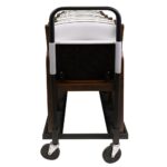 Milan Chair Cart Loaded Side Front On View Angle