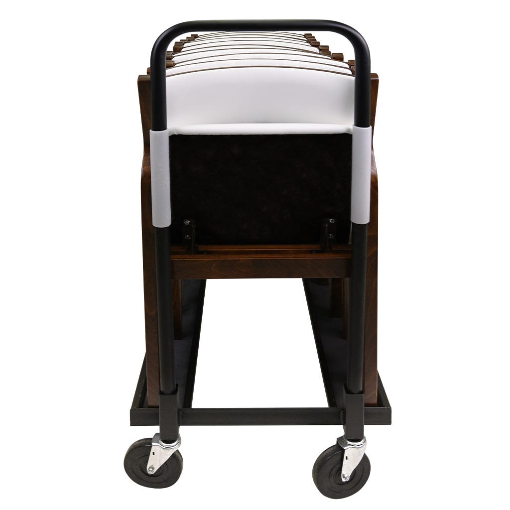 Milan Chair Cart Loaded Side Front On View Angle