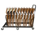 Milan Chair Cart Loaded Side Angle