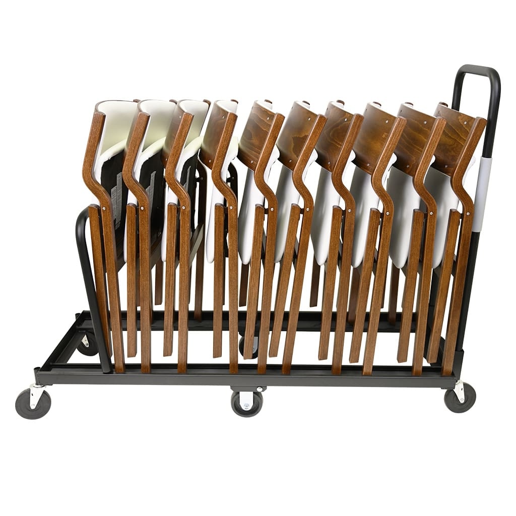 Milan Chair Cart Loaded Side Angle