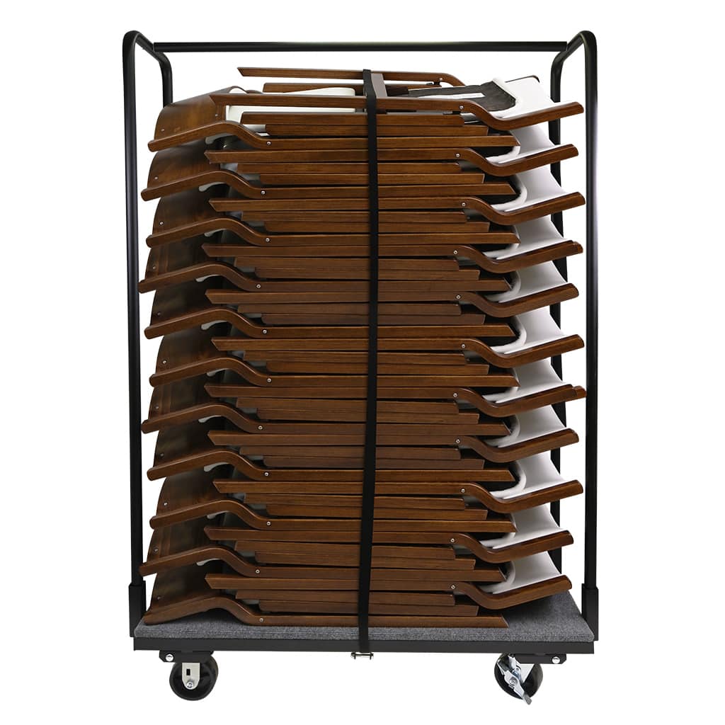 Milan Stacking Cart Loaded Side Angle